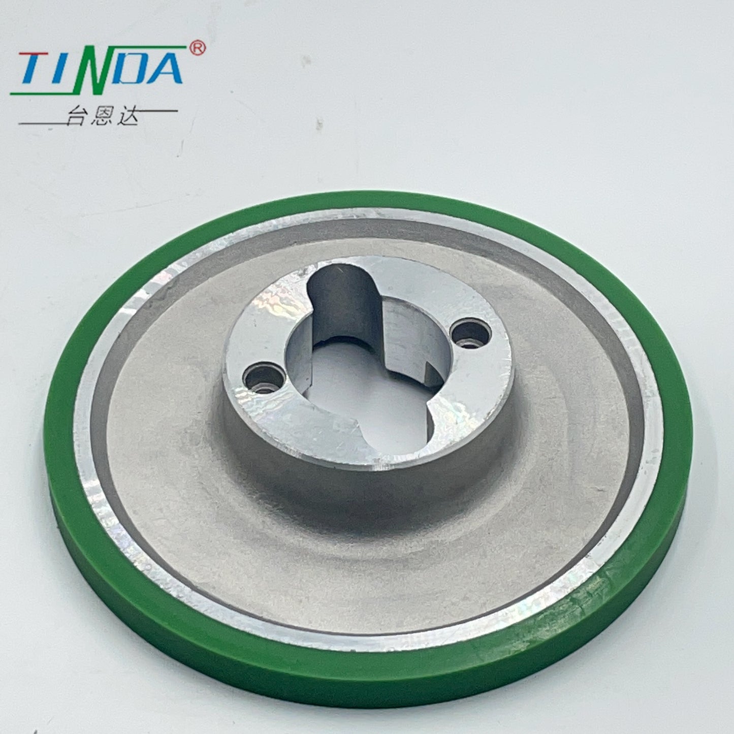Russia Woodworking Machine Parts Steel And Polyurethane Hardness Good Grip Wear proof six Spindle rubber wheel