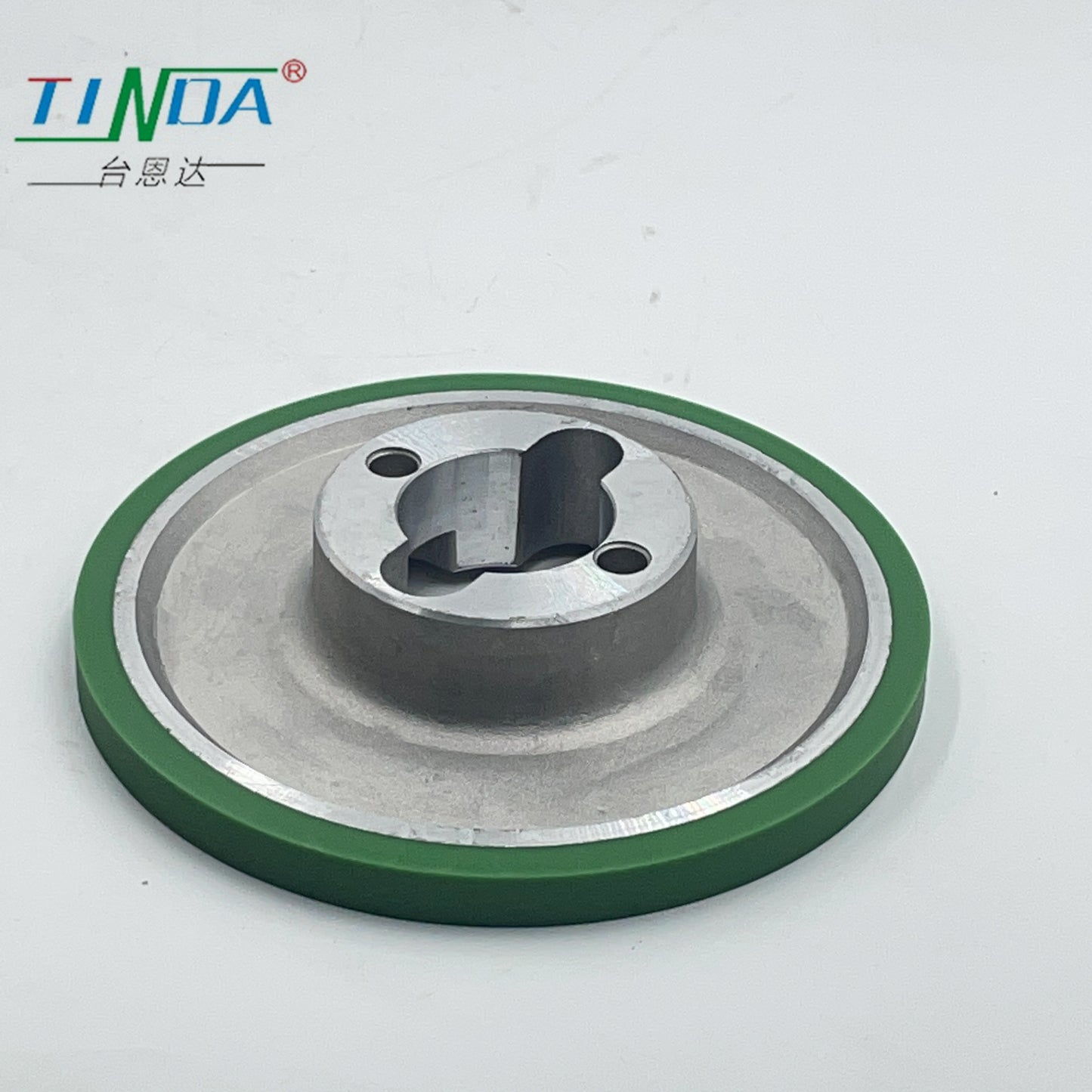 Russia Woodworking Machine Parts Steel And Polyurethane Hardness Good Grip Wear proof six Spindle rubber wheel