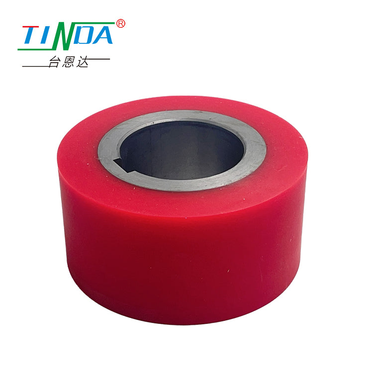 Hot Sale United Kingdom Profile Wrapping Machines Parts long Service Life pressing polyurethane Rubber Wheels