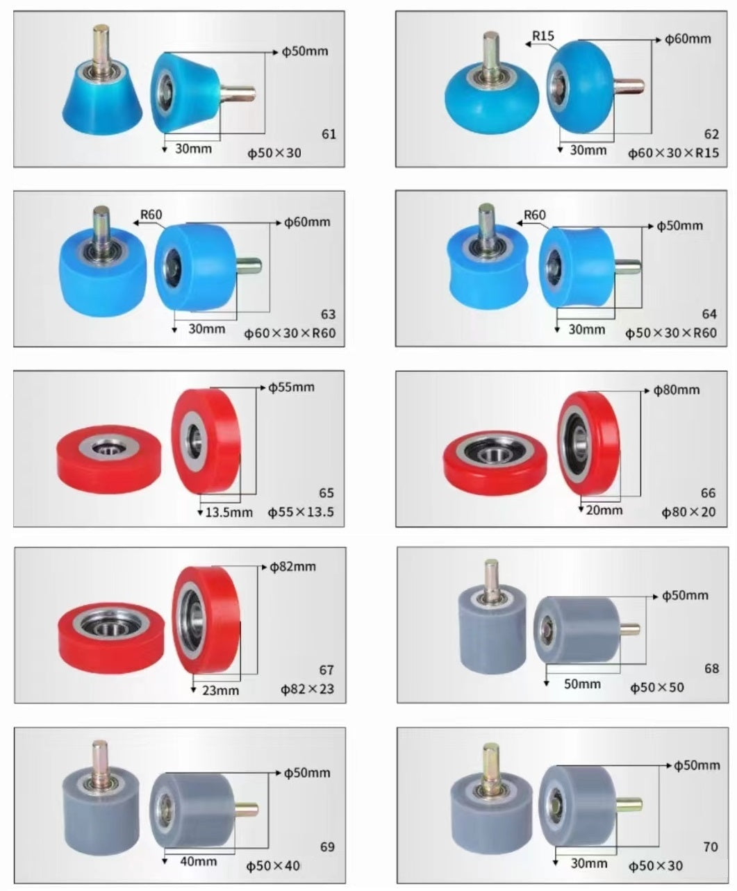 Hot Sale Indonesia Woodworking Veneer Edge Sealing Machine High Durability Wear proof Pressing Silicone rubber wheels