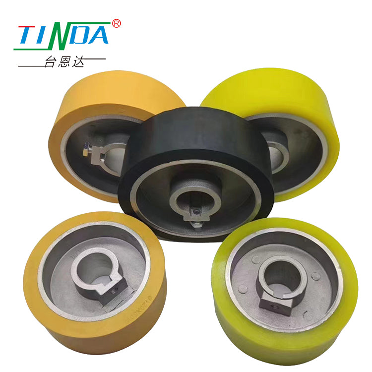 Woodworking machinery rubber wheel